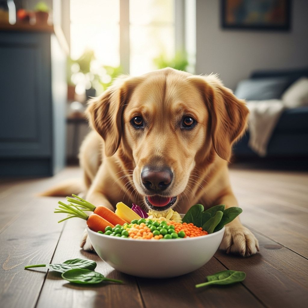 Expert guidance ensures meat-free recipes meet all essential nutrients for canine health.