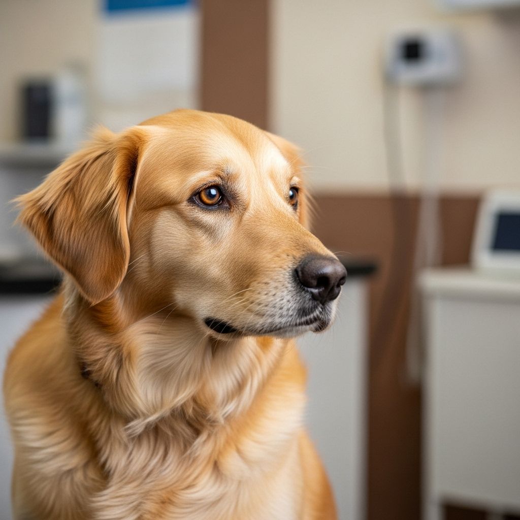 Scooting and rear discomfort can signal anal gland issues requiring a vet's care.