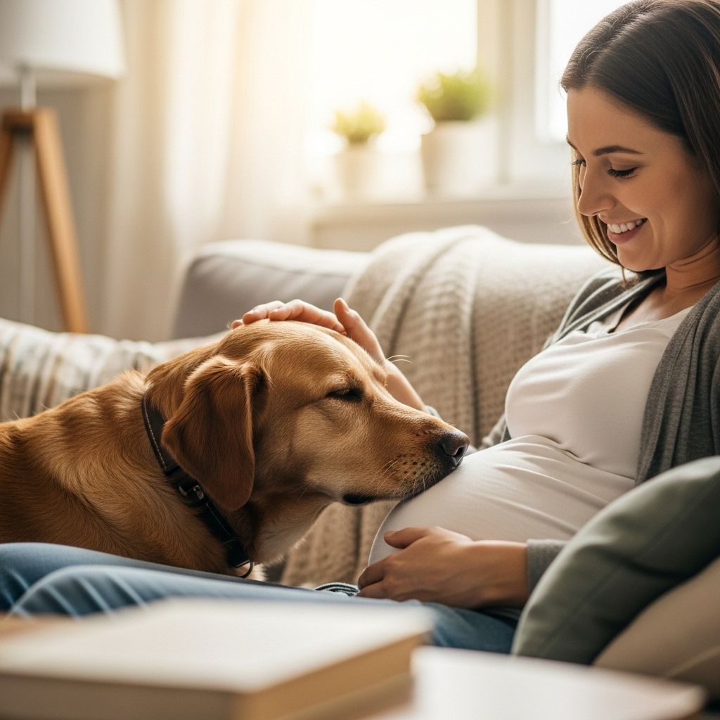 Explore how your dog's extraordinary senses might detect your pregnancy before you do