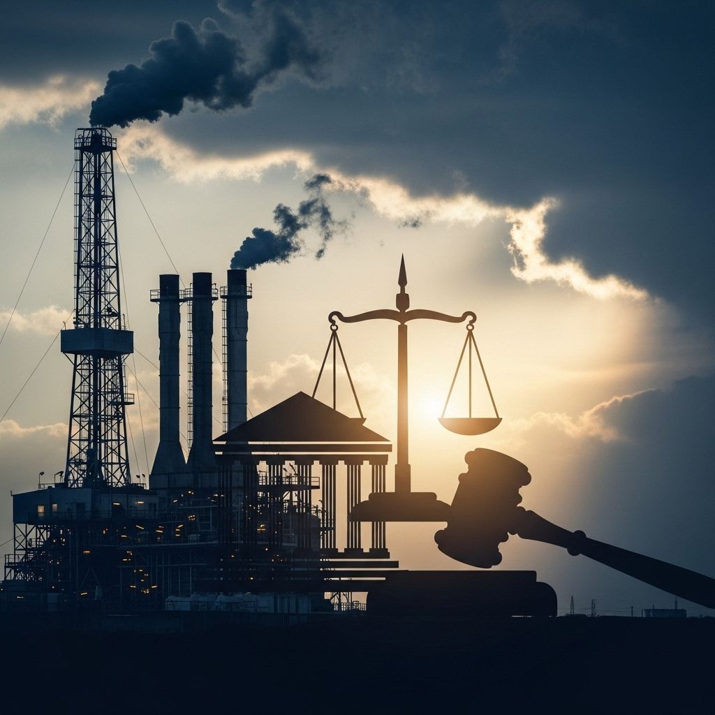 Can Lawsuits Bring Down Big Oil? The Legal Frontlines of Climate Accountability A deep dive into how legal actions are challenging major oil companies over climate change deception and disaster liability.