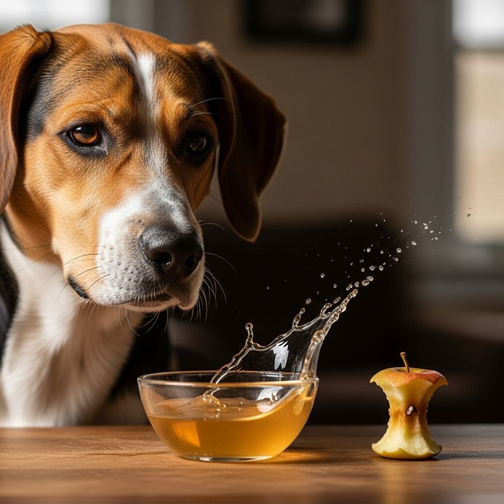 Some vinegars can harm dogs, even when diluted, by upsetting skin or stomach.