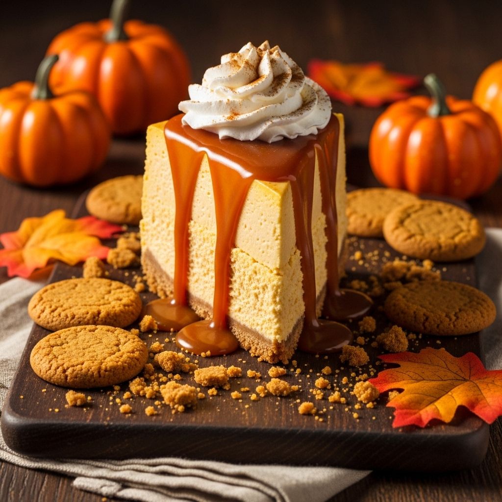 Rich layers of nutty crunch topped with silky sauce make every bite memorable.