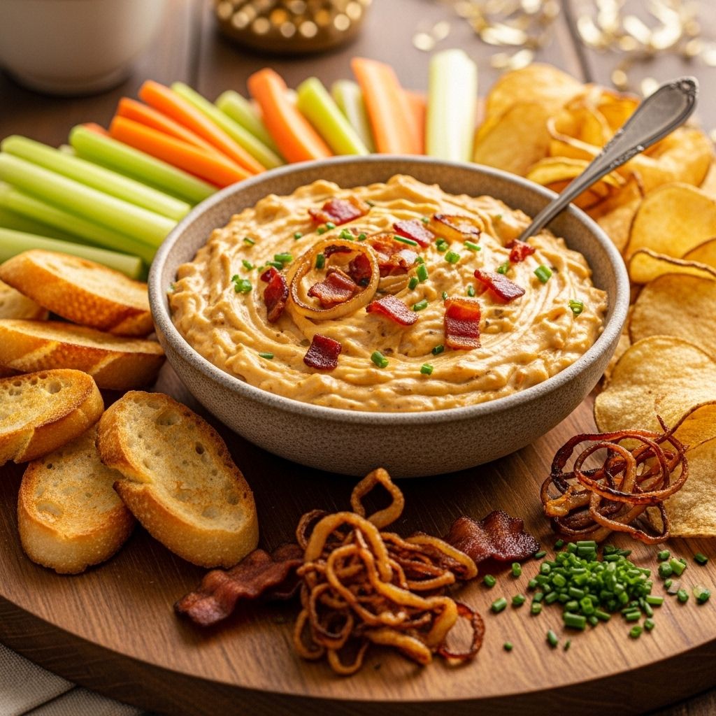 Creamy and cheesy with a hint of sweetness, this dip brings guests back for seconds.
