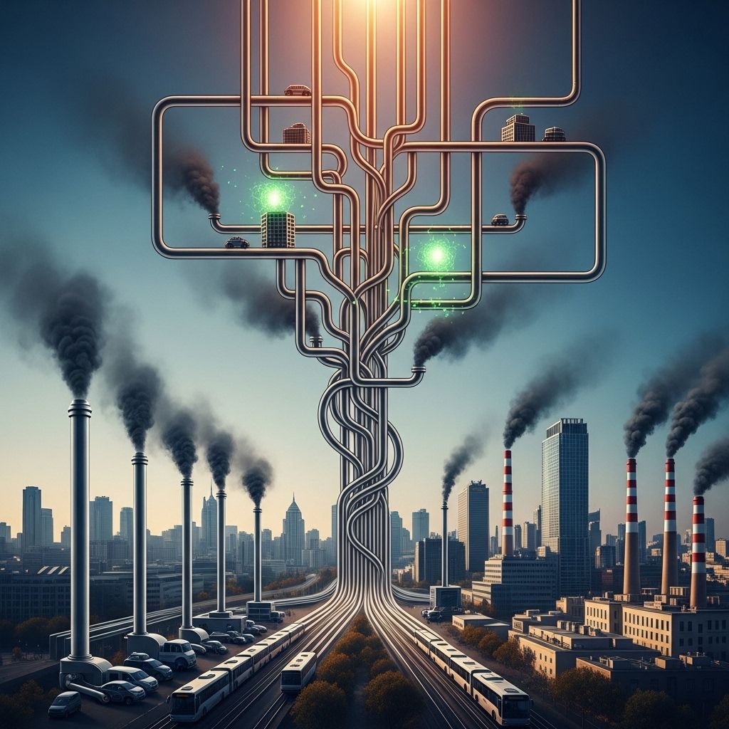 Rethinking how we address carbon emissions by recognizing the inseparable link between transport and buildings.