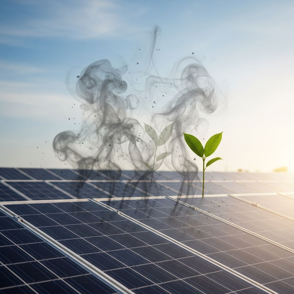Understanding the lifecycle emissions of solar panels and strategies to reduce their carbon footprint for a cleaner energy future.