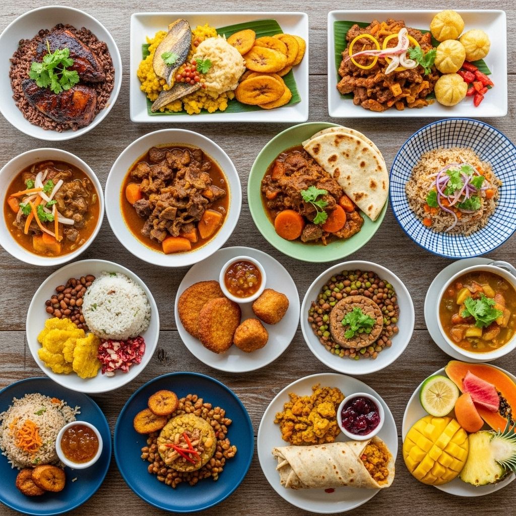 Smoky marinades and sweet fritters showcase centuries of bold shared culinary traditions.