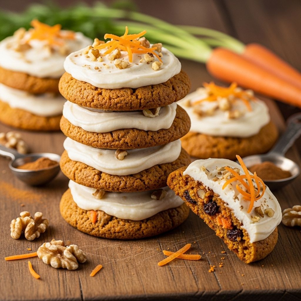A sweet, spiced cookie that brings all the charm of carrot cake to a single bite.