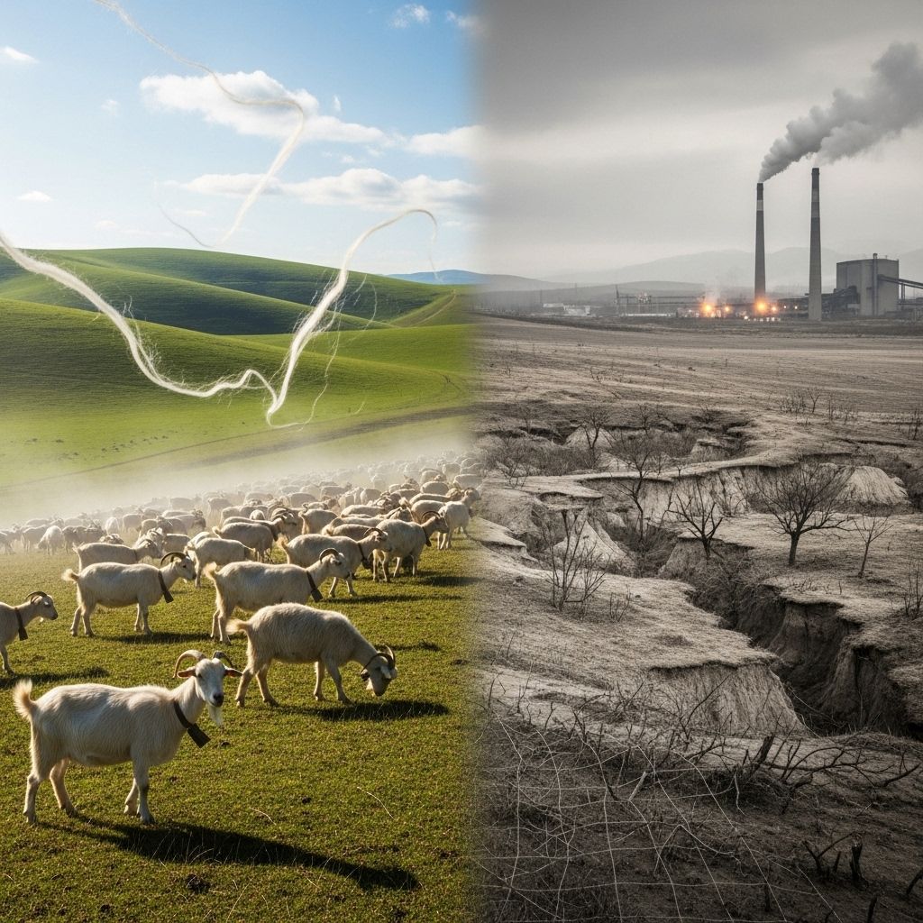 Cashmere: Sustainable Luxury or Environmental Disaster? Examining the environmental, social, and ethical impacts of cashmere—and what conscious consumers can do.