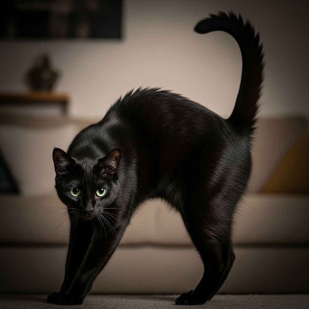 Decode your cat’s arched back signals to strengthen your bond and ensure its comfort.