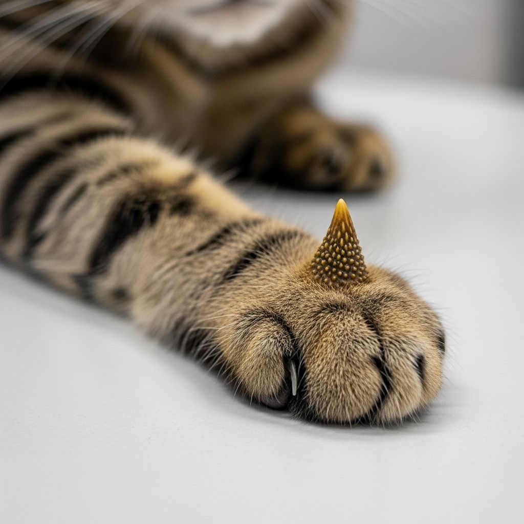 Everything you need to know about those odd, horn-like growths on your cat’s paws—what they are, why they form, and what to do next.