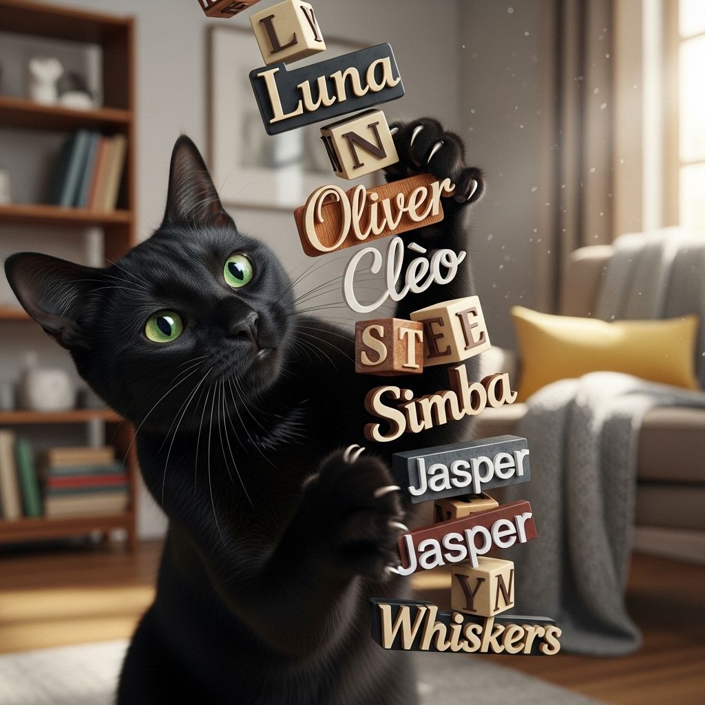 Find playful, elegant monikers that suit each feline’s unique character.