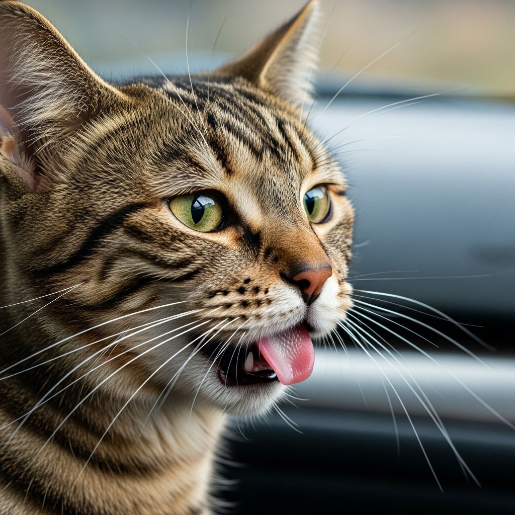 Understanding why your cat pants in the car, what it means, and how to keep them comfortable and safe on the road.