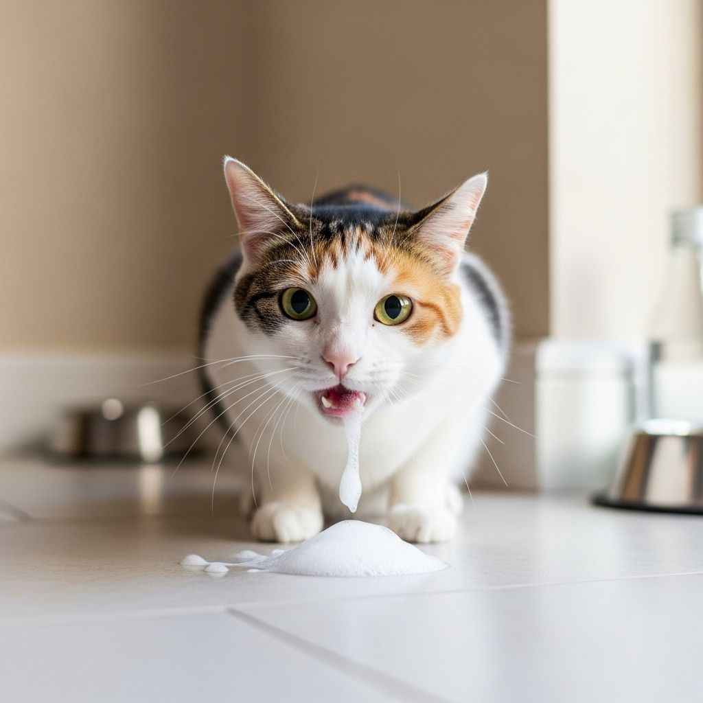 Adjusting meals and grooming habits reduces stomach irritation for happier cats.