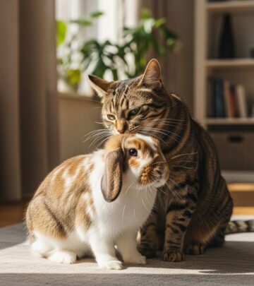 Gradual introductions and pet-friendly spaces encourage calm bonds between both pets.