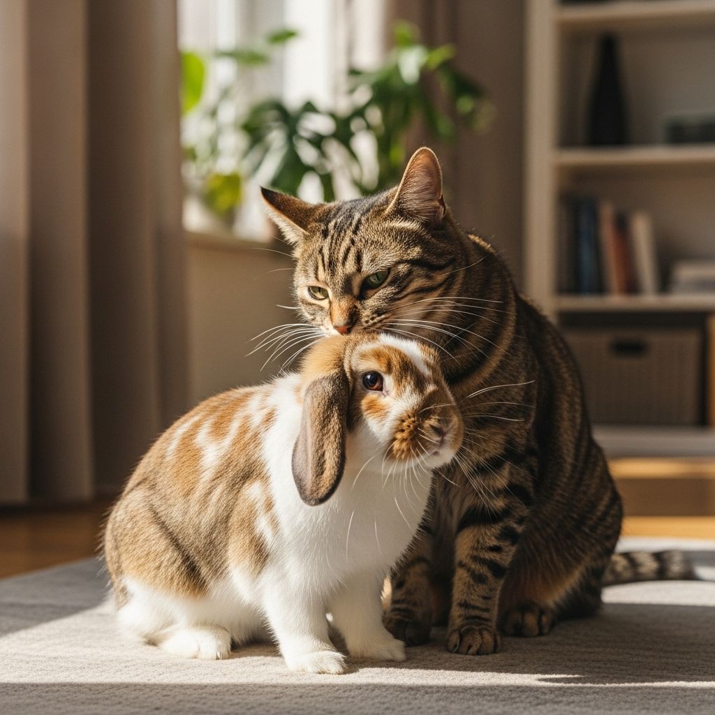 Can Cats and Rabbits Live Together? Exploring Feline-Lagomorph Relationships Gradual introductions and pet-friendly spaces encourage calm bonds between both pets.