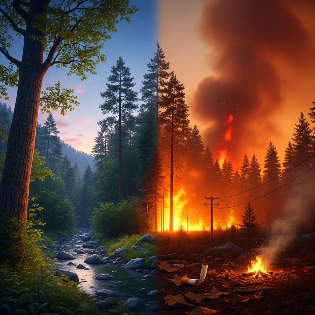 Unravel how climate, indigenous practices, land policies, and industrialization have shaped the evolving relationship between humanity and wildfires.