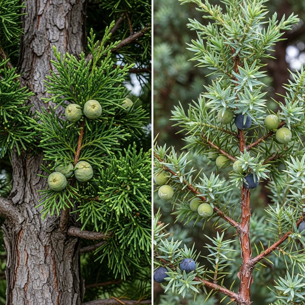 Cedars vs. Junipers: Differences, Identification, and Ecology Explore the unique distinctions, ecological roles, and identification tips for cedars and junipers throughout the world.