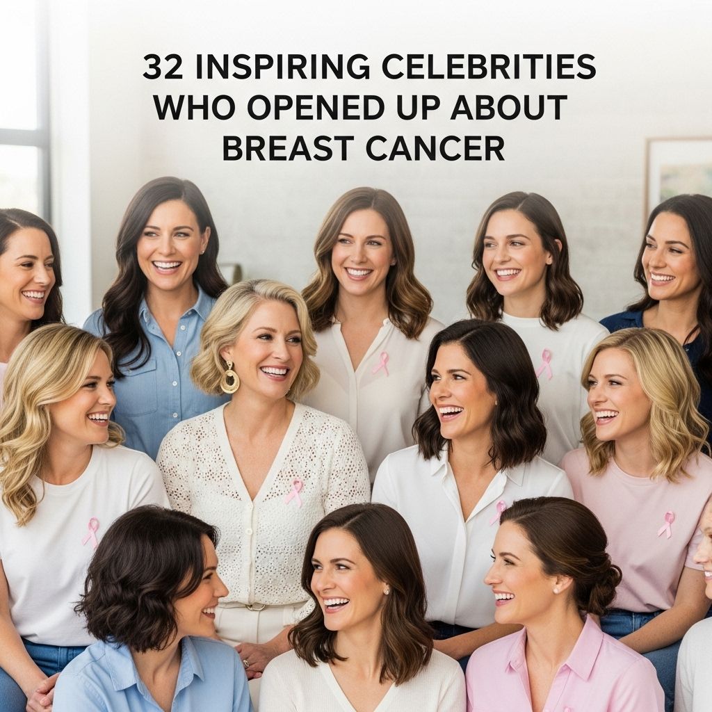32 Celebrities Who Have Opened Up About Living With Breast Cancer Well-known stars share honest looks at struggle and strength in breast cancer journeys.