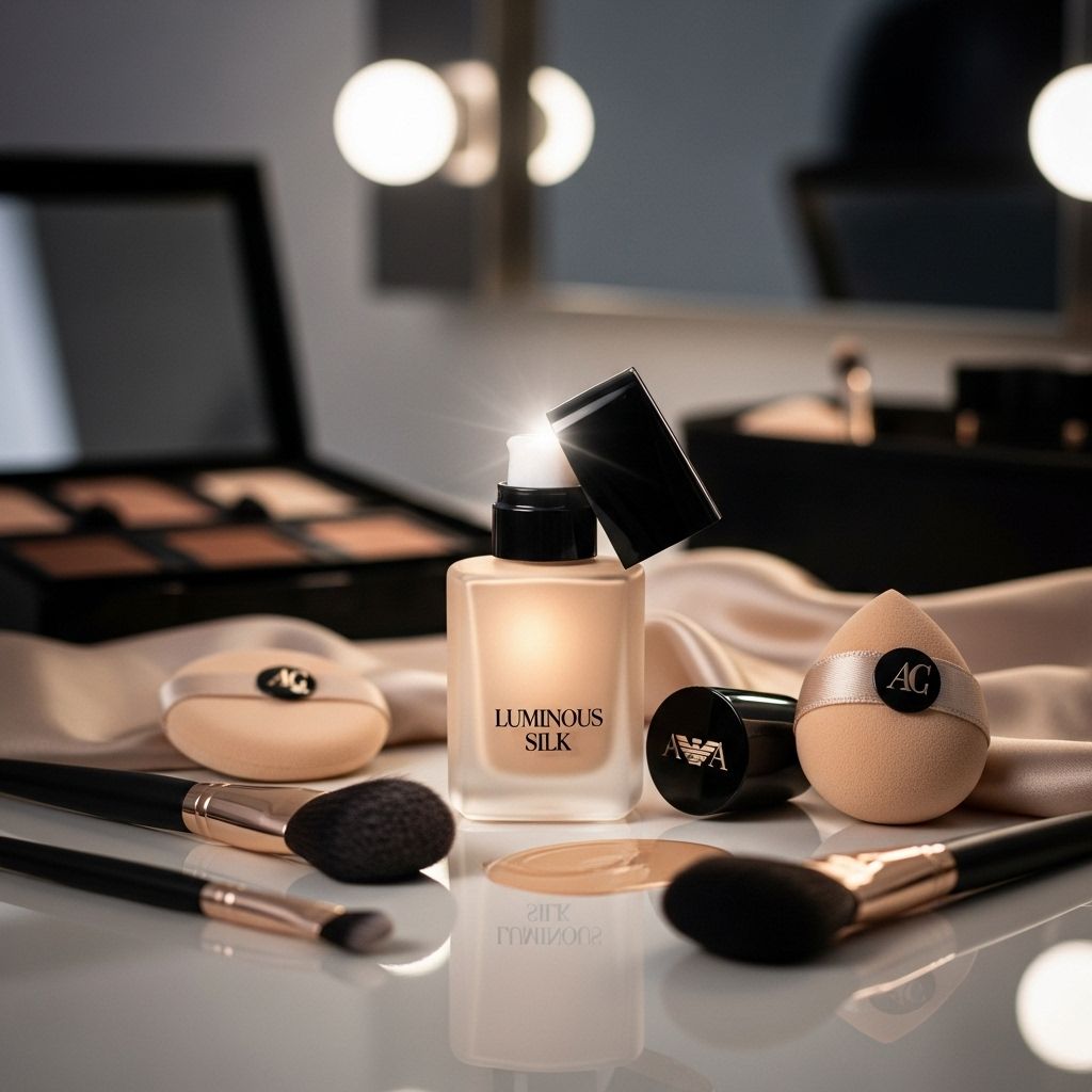 Dive behind the iconic red carpet looks with the celeb-adored Armani Luminous Silk Foundation—see why makeup pros swear by its radiant results.