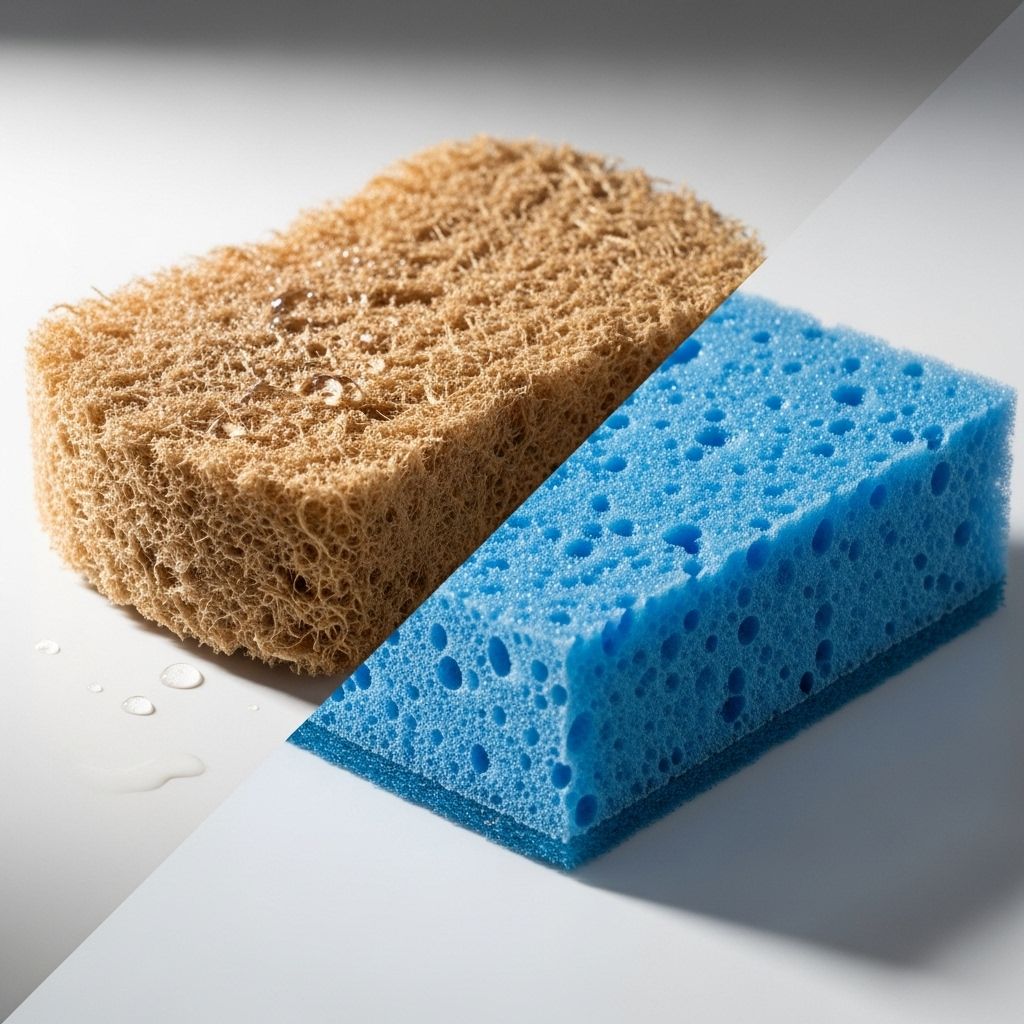 Cellulose vs. Synthetic Sponges: Understanding the Difference and Choosing Wisely Explore the differences between cellulose and synthetic kitchen sponges and discover how your choices impact cleanliness, health, and the environment.