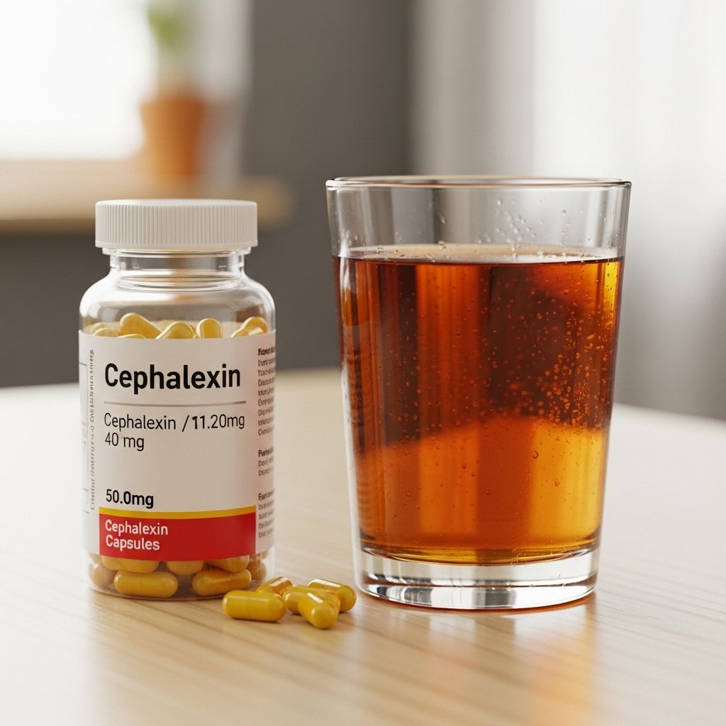 Understand the risks, interactions, and expert advice about consuming alcohol while taking cephalexin.