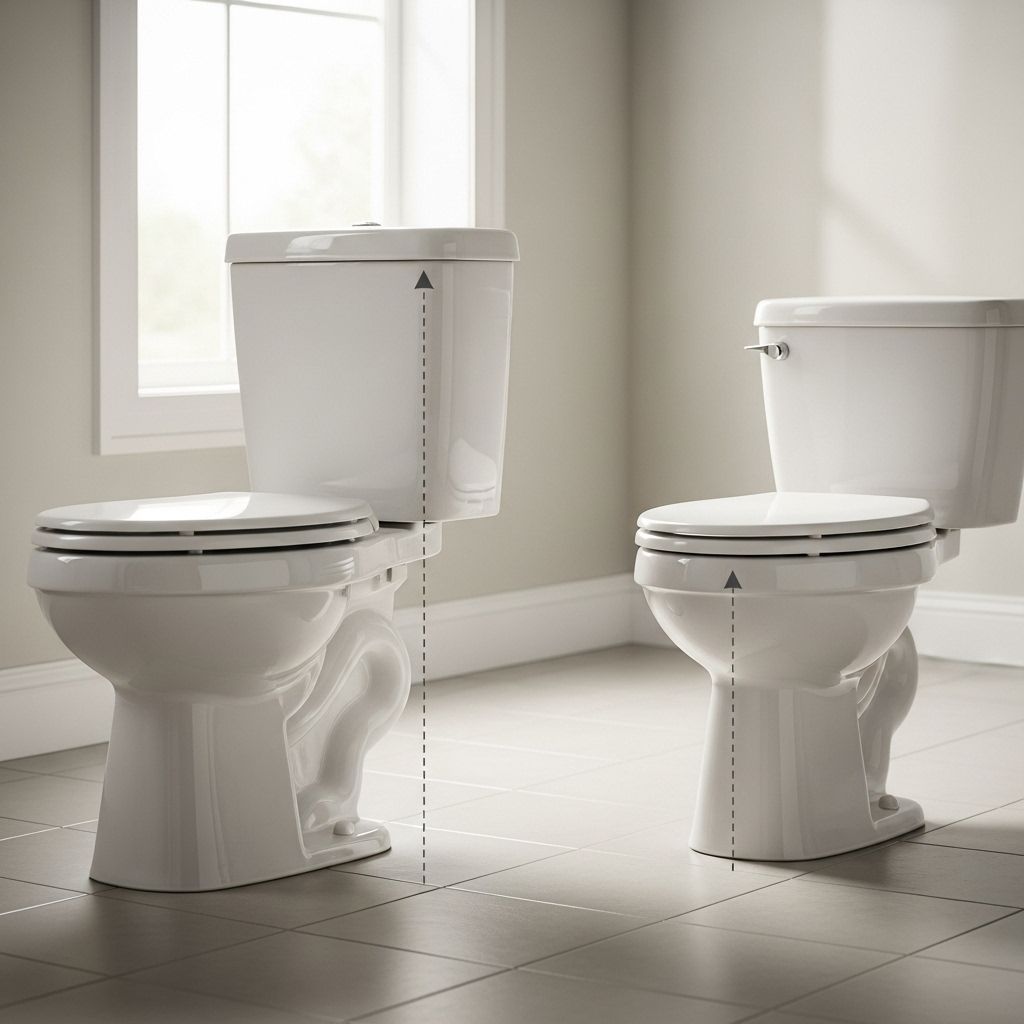 Toilet Seat Height: Chair Height Vs Standard Height – 5 Factors Explore the key differences between chair height and standard height toilets to find the perfect fit for your bathroom and lifestyle.