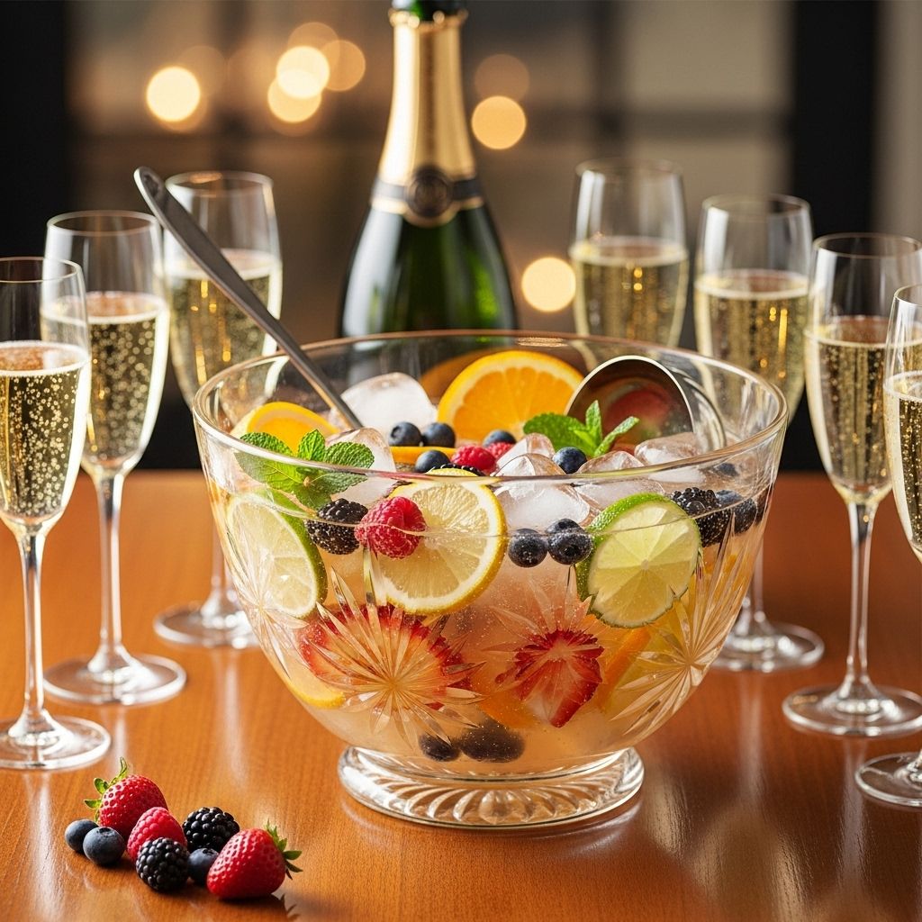 A make-ahead bubbly beverage that wows guests with vibrant fruit and effortless elegance.