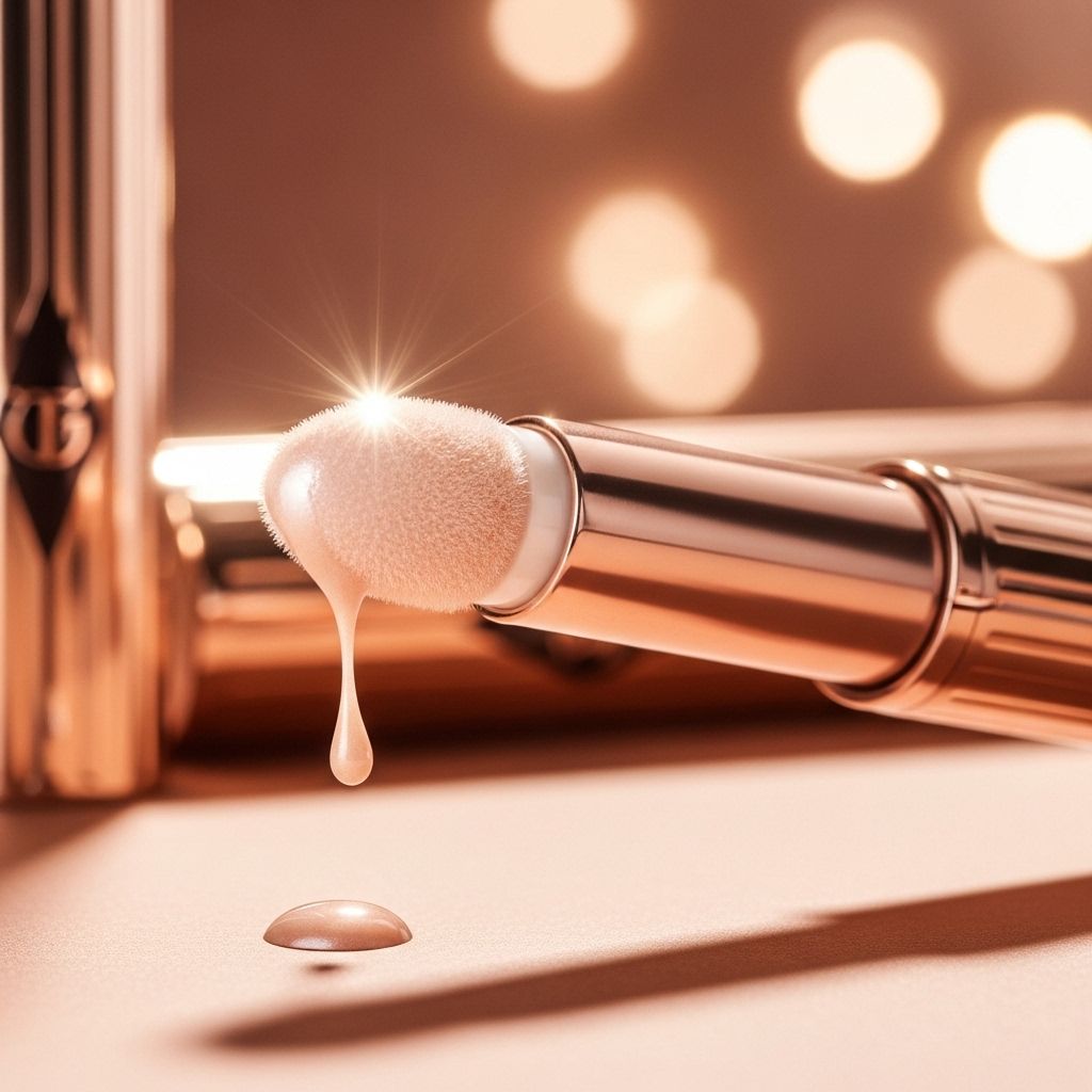 Discover the secrets behind Charlotte Tilbury's famous highlighter wand and its versatile, glowing results for all skin types.