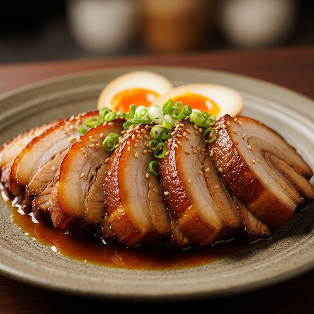 Slow cooking yields silky, umami-rich slices that elevate every ramen bowl.