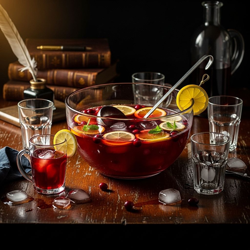 A Southern ritual mixing spirits, citrus oils, and sugar for unforgettable gatherings.