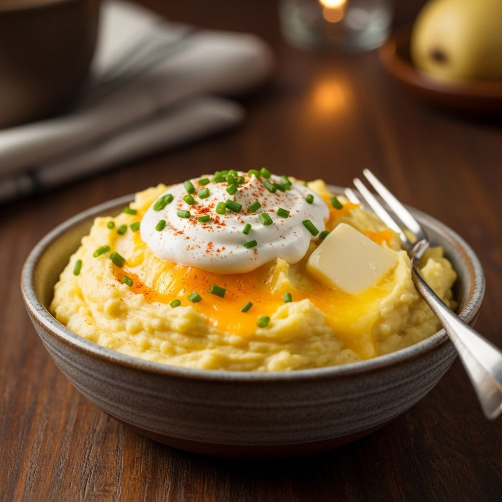 Silky texture meets bold cheese flavor for a side dish that stands out.