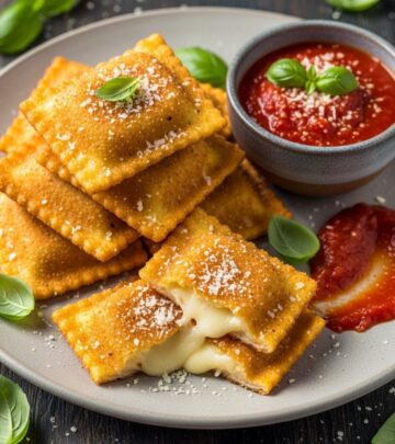Master golden-fried pasta pockets topped with Parmesan and paired with zesty sauces.