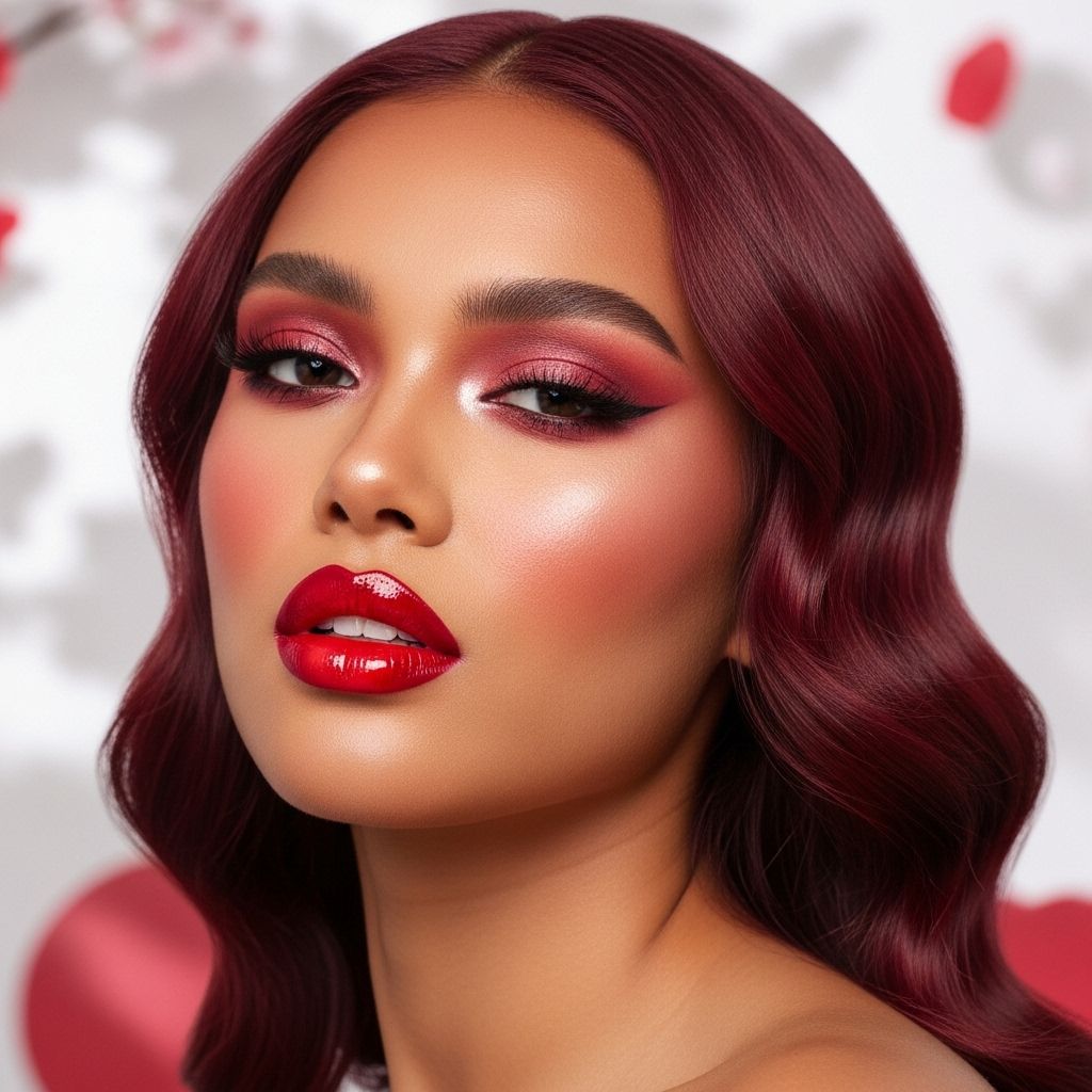 Level up your beauty routine in 2025 with the cherry makeup trend—bold lips, flushed cheeks, and eye-catching crimson shades await.