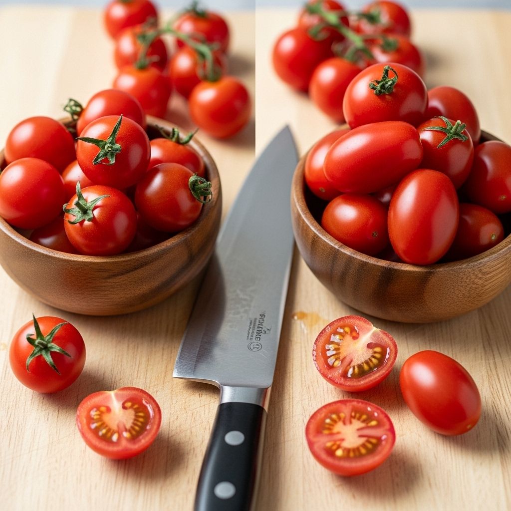 One style bursts with juicy sweetness; the other stays firm when roasted or grilled.