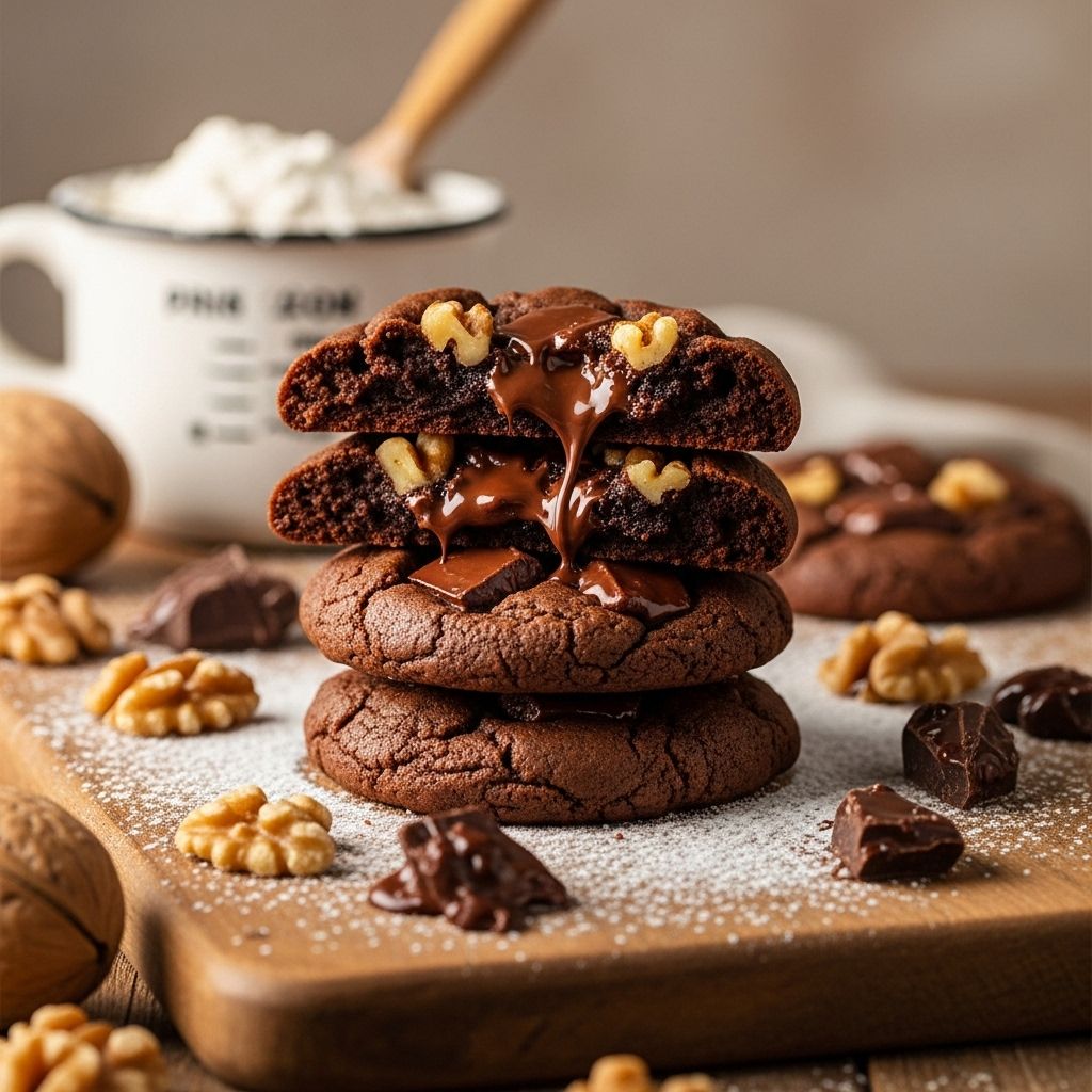 Golden edges cradle gooey centers and toasted nuts in every irresistible bite.