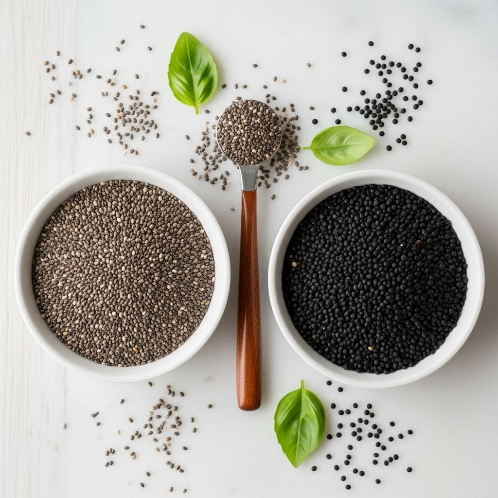 Explore distinctive gel textures, soaking times, and recipe ideas for these superfoods.
