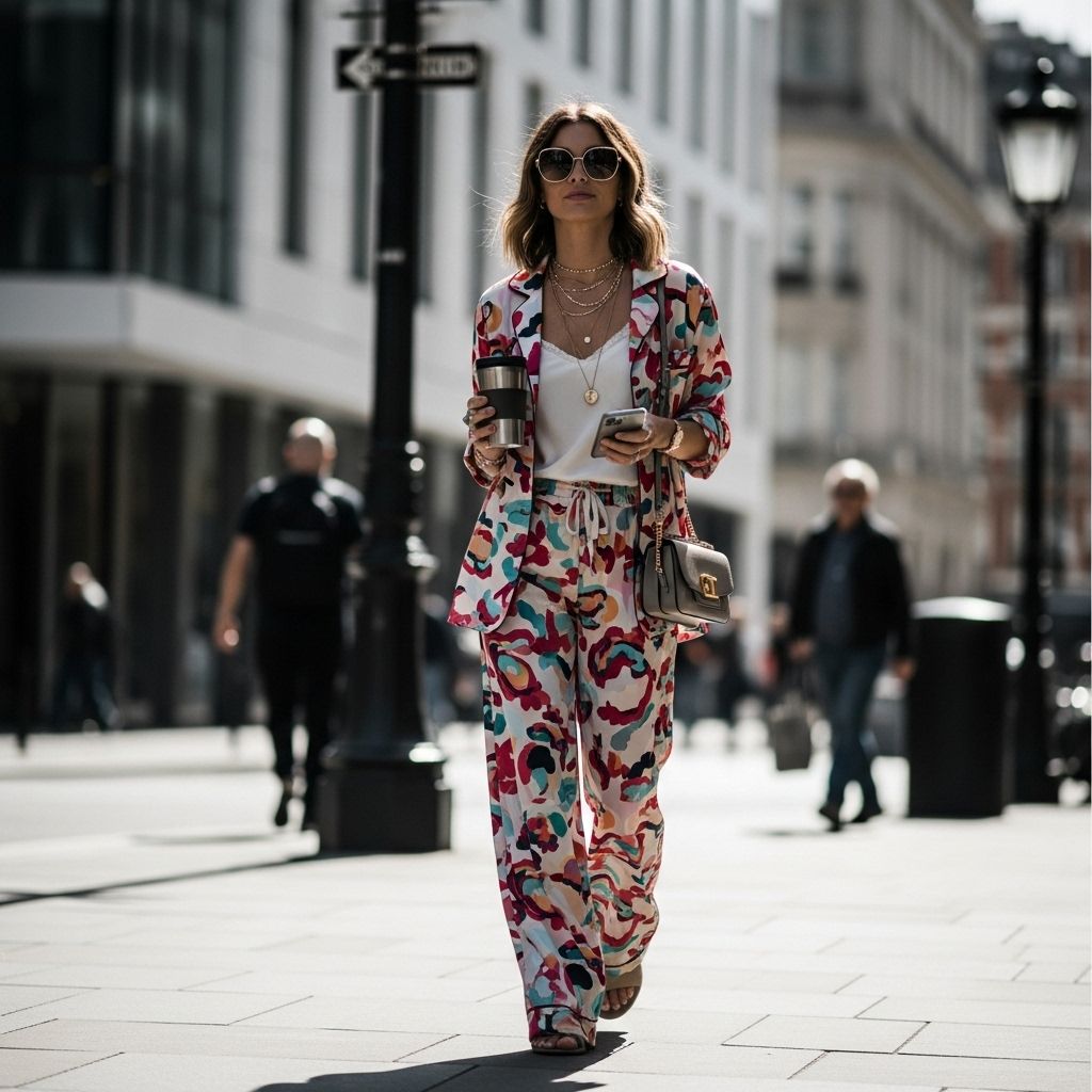 Explore stylish ways to elevate pajamas into statement outfits far beyond the bedroom, blending comfort and bold trends.
