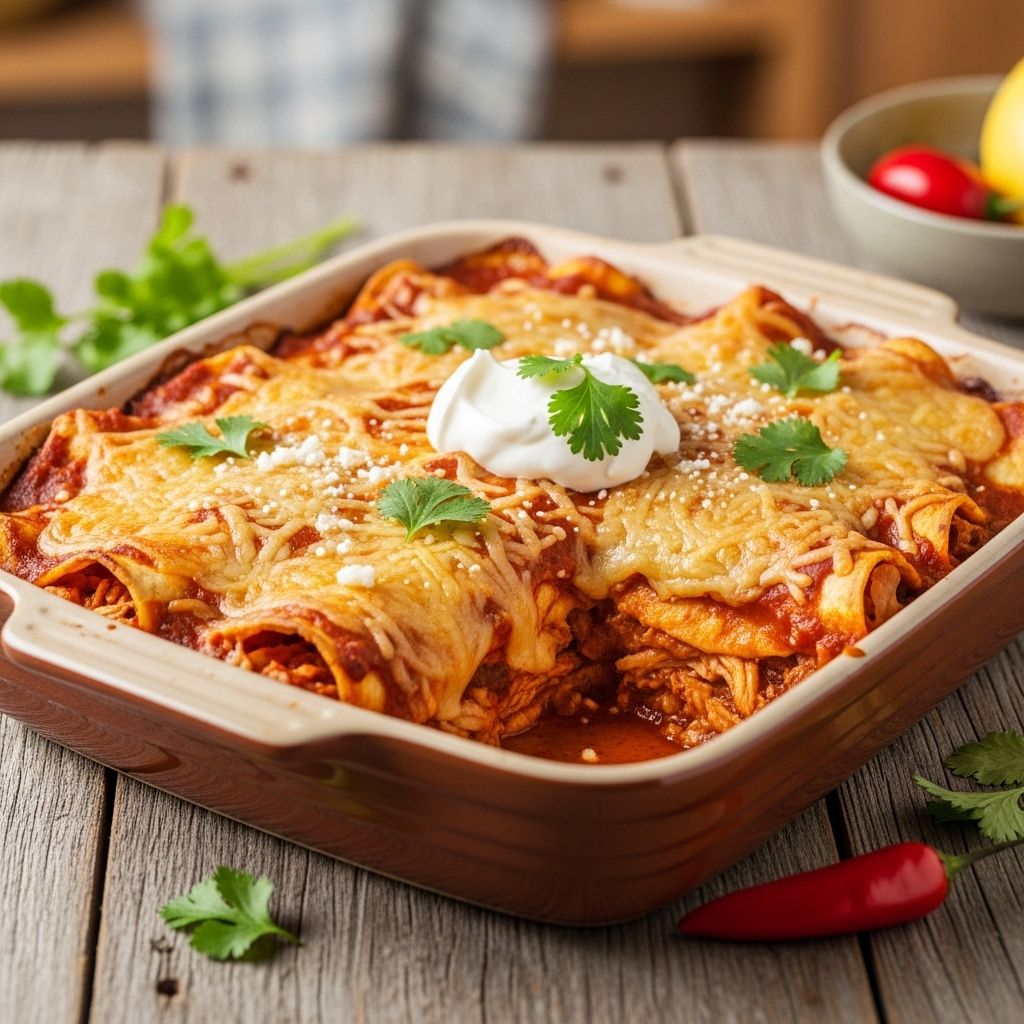 An effortless layered bake that brings bold flavors to every family table.