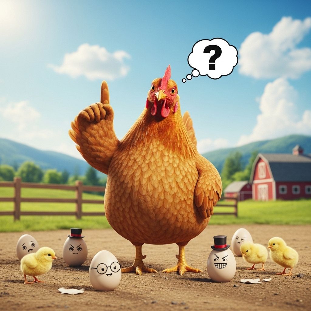 Discover a hilarious flock of chicken jokes and puns for kids, adults, and every poultry fan in between—cluck your way to laughter!