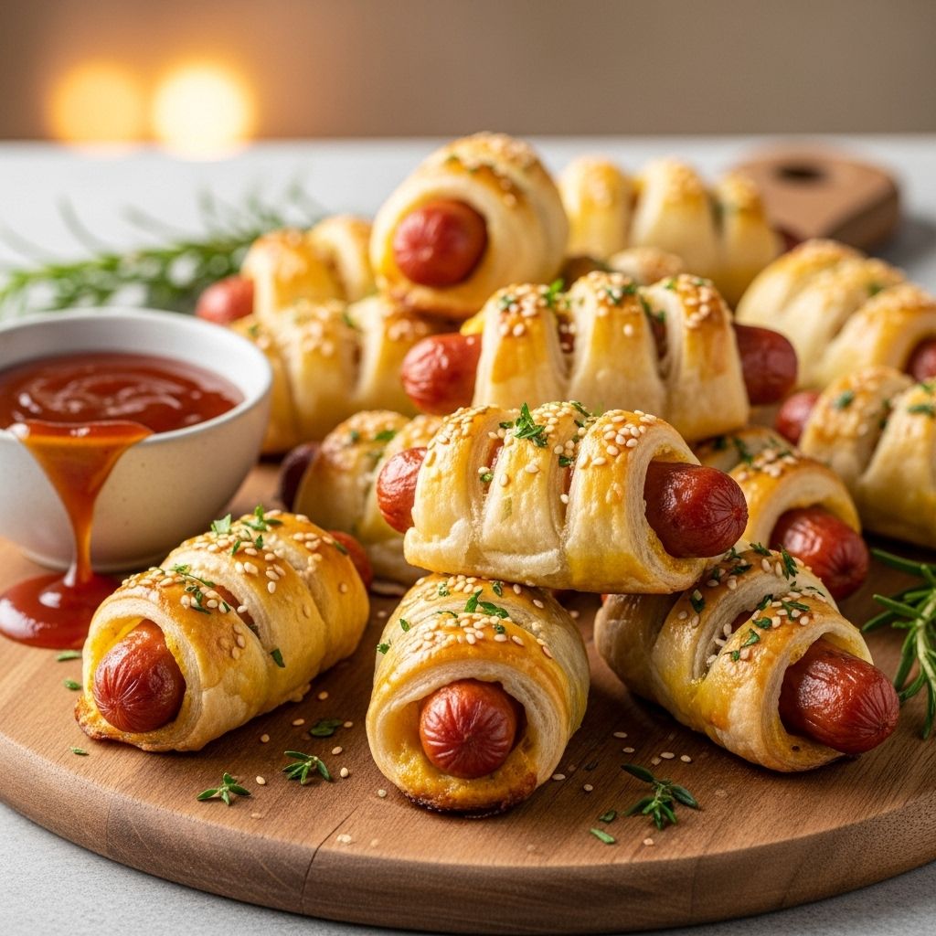 Golden layers of crisp pastry highlight the smoky-sweet chicken apple sausage in every bite.