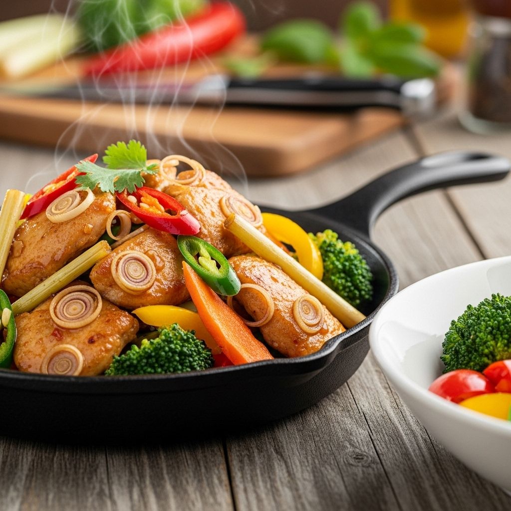 Fresh citrus notes and gentle heat combine for a bright, flavor-packed weeknight dinner.