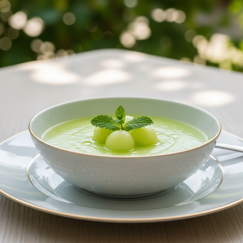 Perfect Chilled Honeydew Soup: A Cool, Refreshing Summer Delight Make summer eating vibrant and cooling with this melon-forward, fuss-free soup packed with bright flavors and fresh herbs.