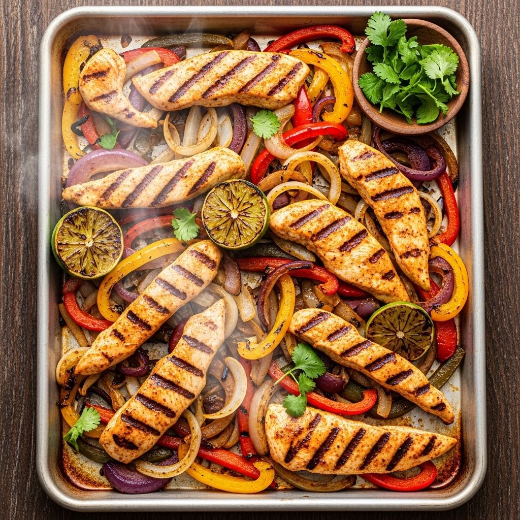 Discover how to make zesty, protein-packed chipotle chicken fajitas with wholesome veggies—your easy, one-pan solution for a delicious, nutritious dinner.