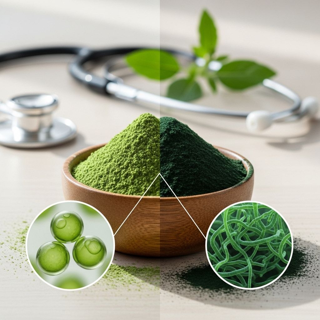 Insights on how two nutrient-rich algae differ to guide your wellness and choices.