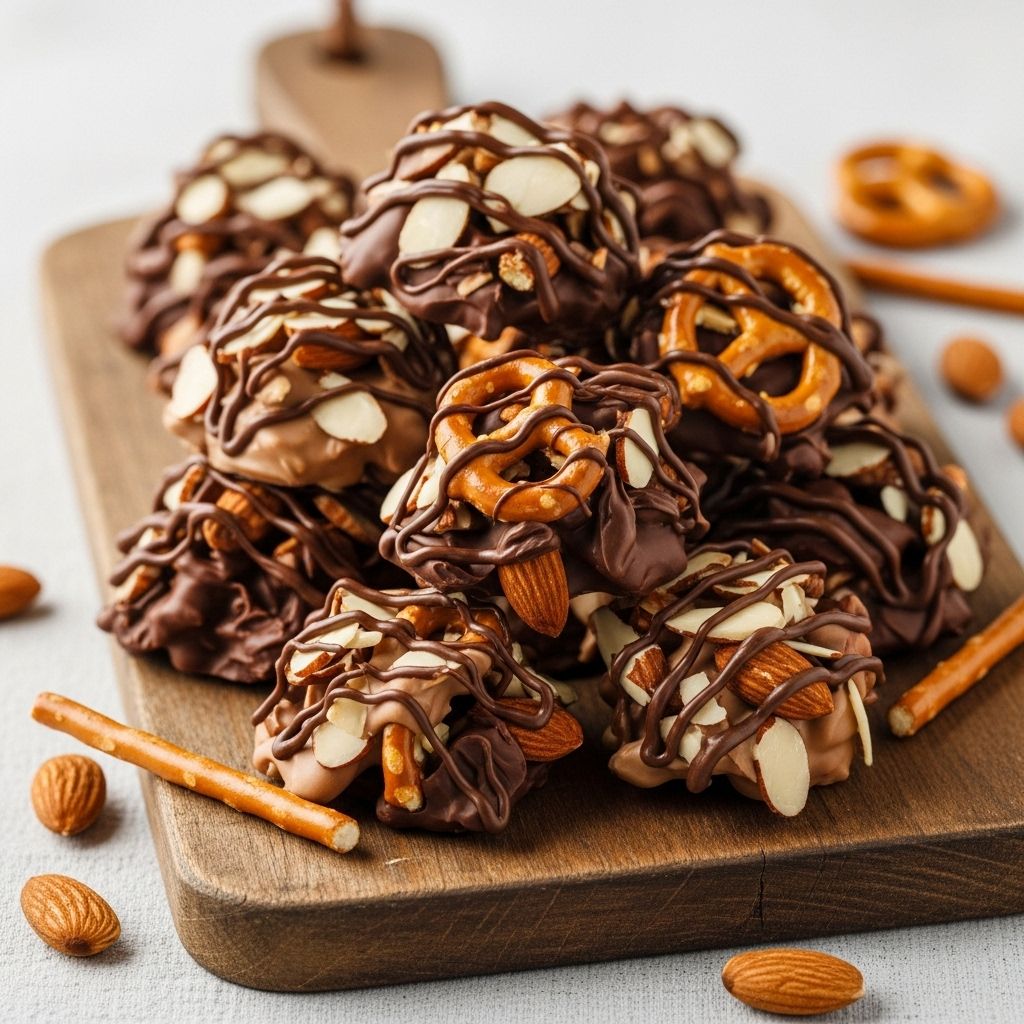 A fuss-free treat blending rich cocoa, toasted nuts, and a satisfying salty crunch.