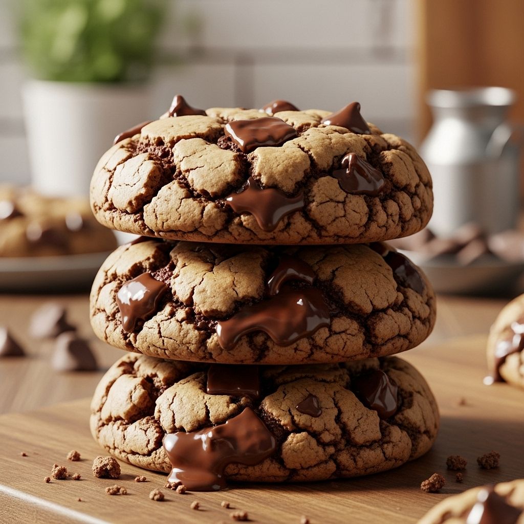 Proven baking techniques deliver cookies with molten chocolate pockets and ideal texture.