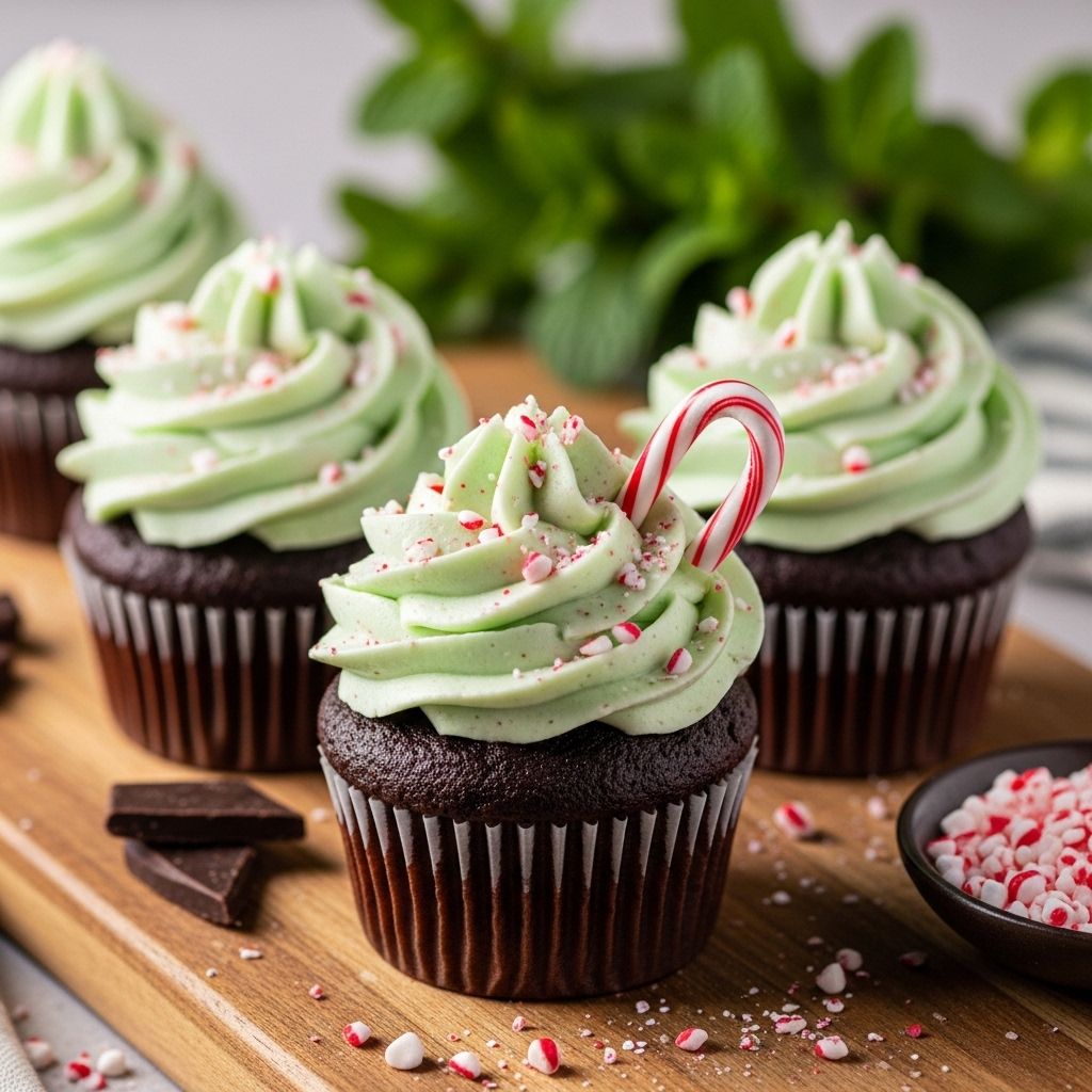 Rich cocoa cake crowned with a cool swirl delivers festive joy to every celebration.