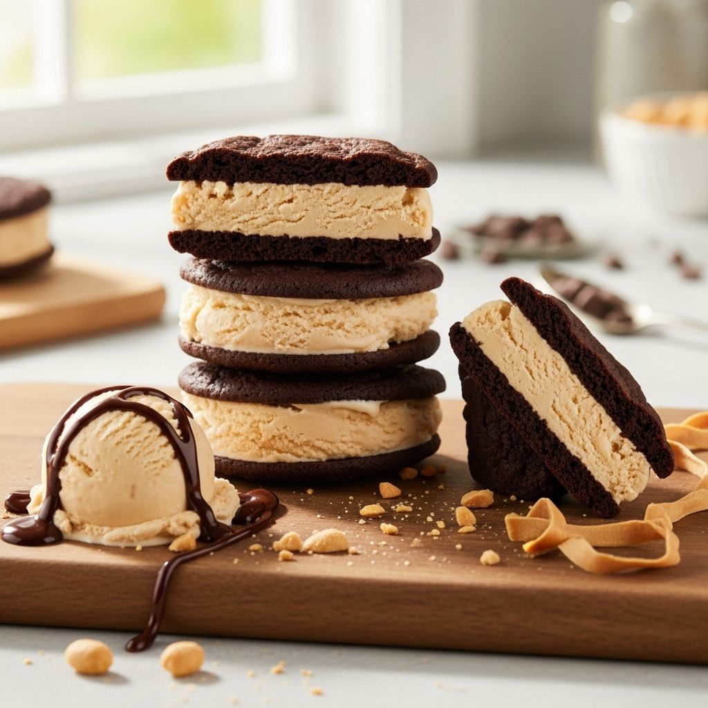 These homemade frozen treats reveal a hidden nutty surprise in every chewy bite.