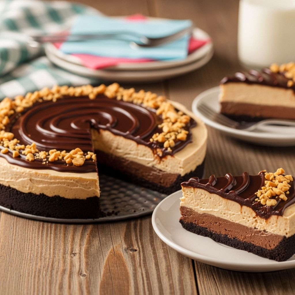 A whipped filling nestled on a crisp cookie base delivers pure indulgence in every bite.