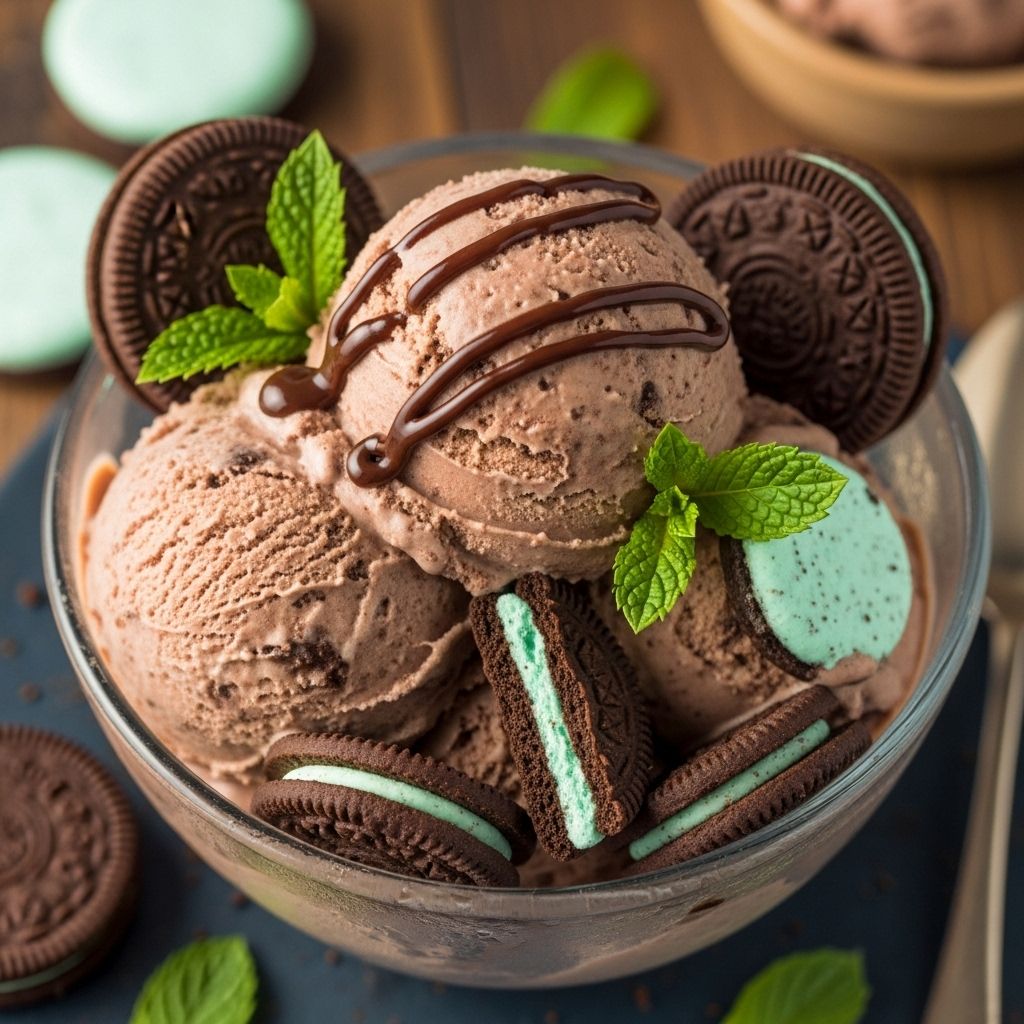 Savor a velvety custard infused with rich cocoa and punctuated by crisp cookie crunch.